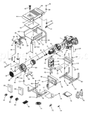Page B Diagram and Parts List for 9779-4  Briggs and Stratton Generator